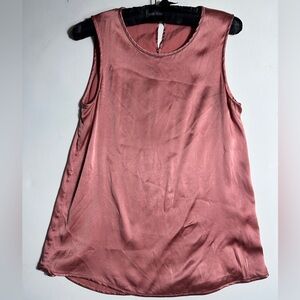 Peserico Sleeveless Satin Top - Dusty Pink